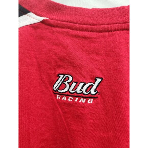 Vintage Nascar Mens Dale Jr #8 T-Shirt Medium Red Bud Racing Winners Circle - Picture 8 of 10
